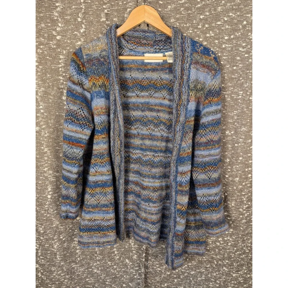Alfred Dunner Knit‎ Cardigan Women’s Multicolor Sweater Size Small
